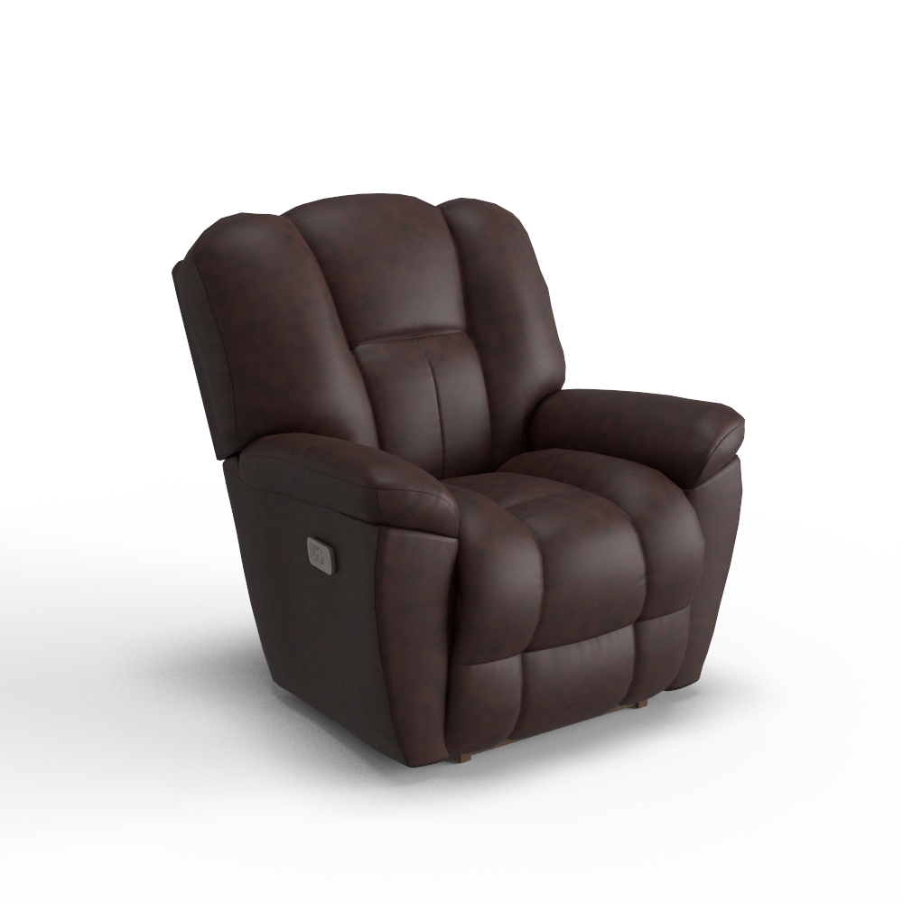 Maverick Power Rocking Recliner w/ Headrest & Lumbar, In Stock